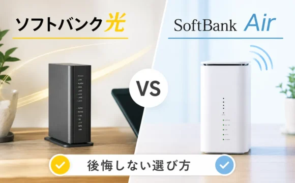 ソフトバンク光とSoftBank Air比較｜後悔しない選び方