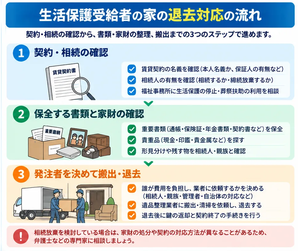 相続放棄を検討中の遺品整理の進め方